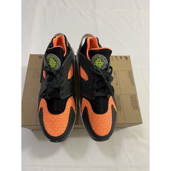 New Mens Size 9 Black Orange Nike Air Huarache Crater PRM Running Shoes main image 10
